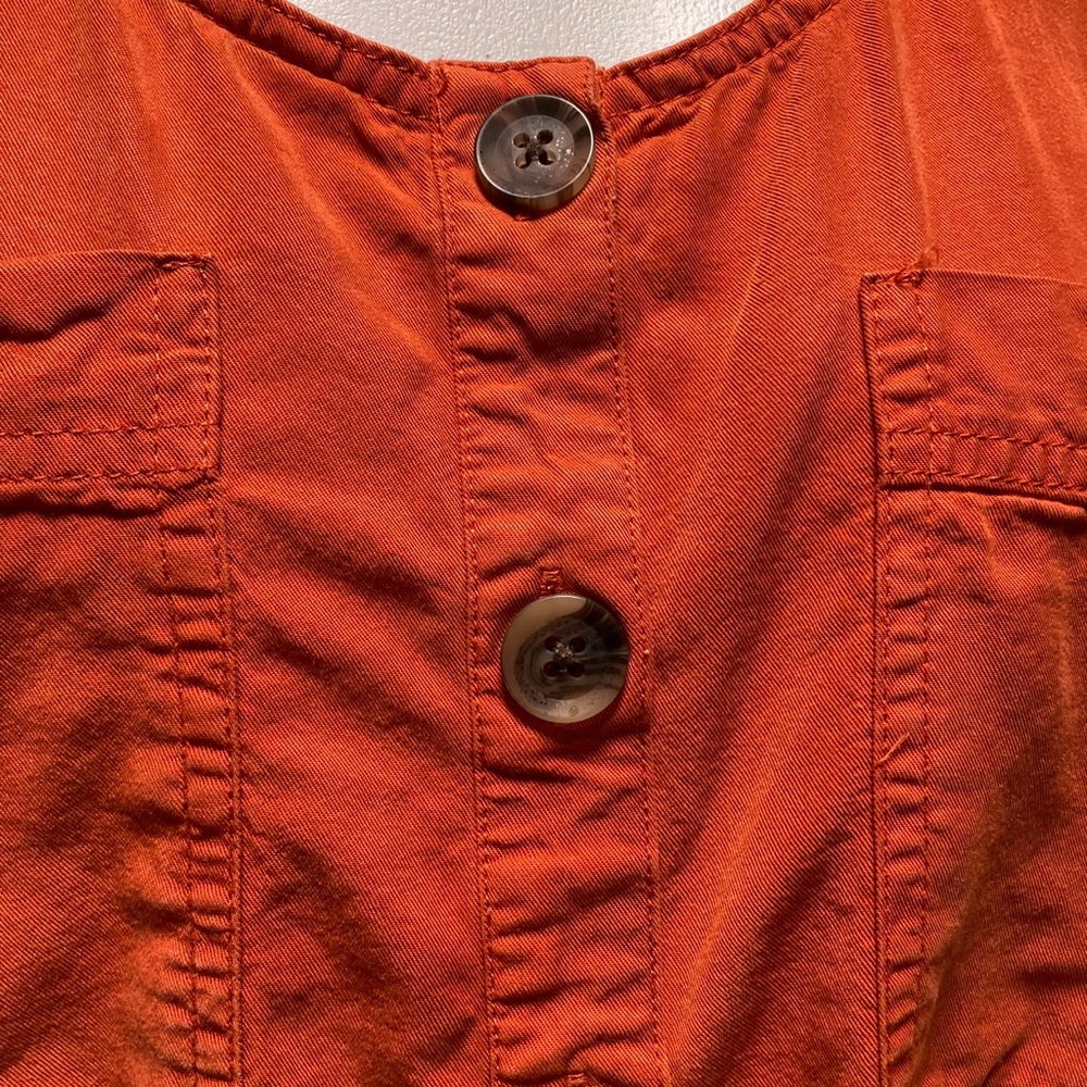 Universal Threads Dark Orange Sleeveless Top XS cute sexy summer - Picture 3 of 4